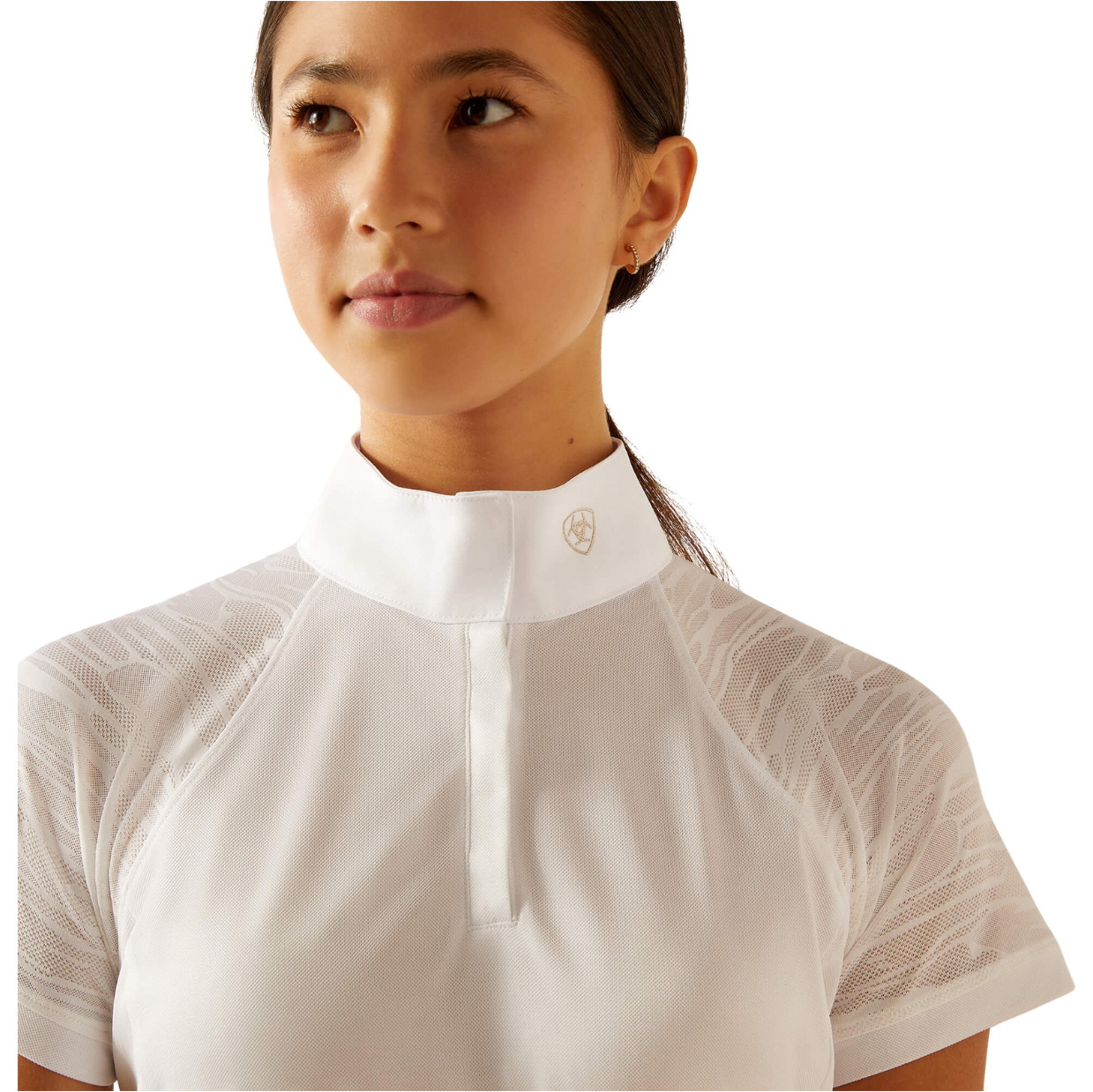 2025 Ariat Junior Aptos Vent 2.0 Show Shirt 10054982 - White